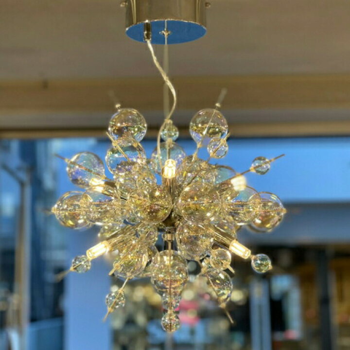 楽天市場】バブルシャンデリアオーロラ 照明 おしゃれ スタイリッシュ  