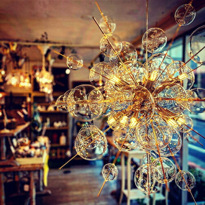 楽天市場】バブルシャンデリア 照明 おしゃれ スタイリッシュ クローム  