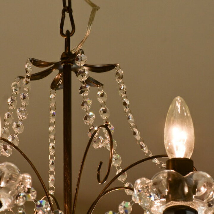 楽天市場】リュクセLuxaxe6灯シャンデリ アスフォー : Maison de lustre 