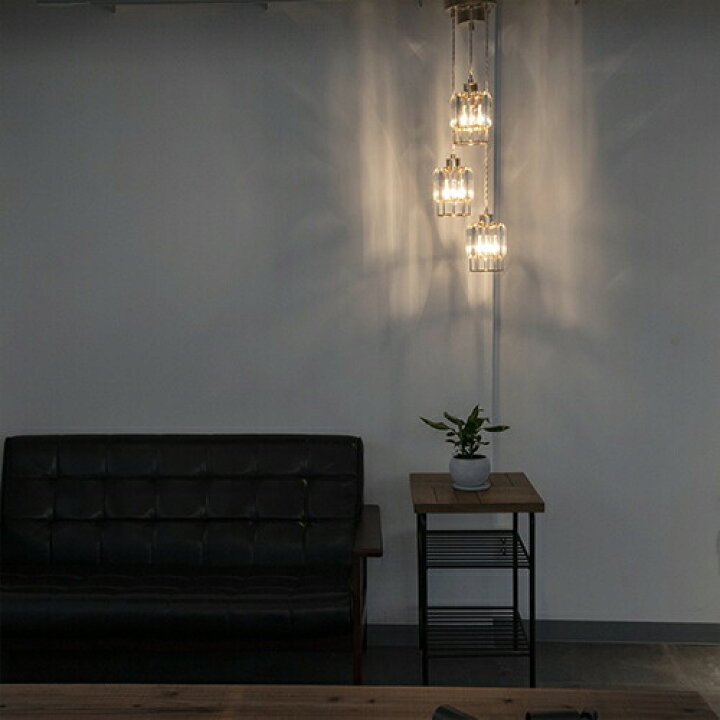 楽天市場】Trois トワ クリアガラス3灯シャンデリア : Maison de lustre 