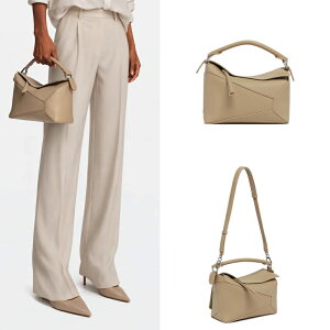 �����\ LOEWE ���G�x �p�Y���G�b�W �o�b�O �X���[�� �\�t�g�O���C���J�[�t �N���C Puzzle Bag Small 26�N�t�� �����֐ō��� ���f�B�[�X �V�i ���K�i A510P60XAW 5541