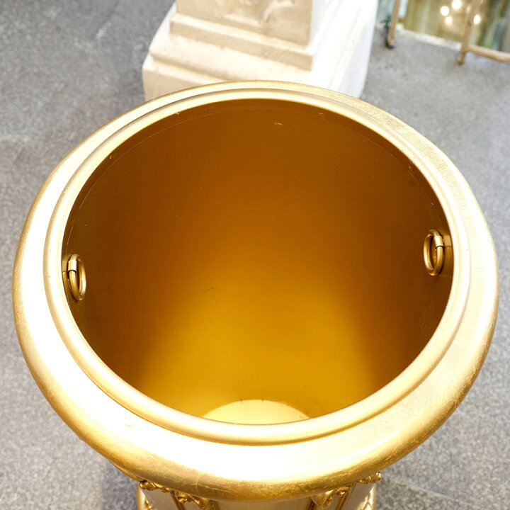 楽天市場】シリック 傘立て 円柱 ゴールド 直径37cm / SILIK 
