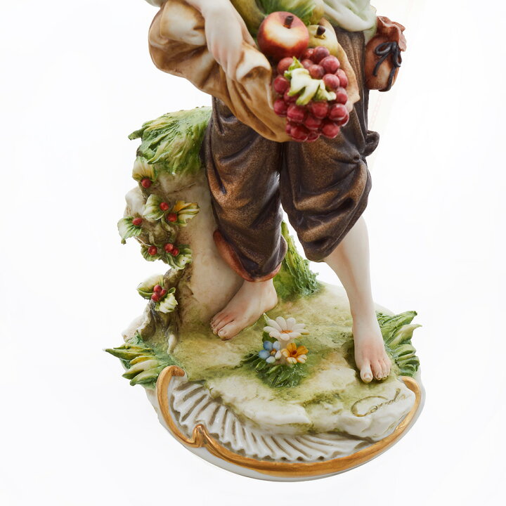 楽天市場】PRINCIPE プリンシペ Capodimonte 果物を持つ少年 神戸本店 