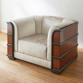 ジャンセン 一人掛けソファ 幅115cm/ JANSEN 輸入家具 クラシック アンティーク スタイル 猫脚