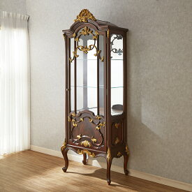 ジャンセン キャビネット (食器棚　飾り棚) 幅79cm/ JANSEN 輸入家具 クラシック アンティーク スタイル 猫脚