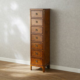ジャンセン 7段チェスト 幅35cm/ JANSEN 輸入家具 クラシック アンティーク スタイル 猫脚