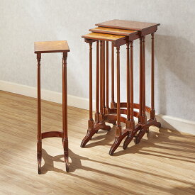 ジャンセン ネストテーブル 4台セット/ JANSEN 輸入家具 クラシック アンティーク スタイル 猫脚