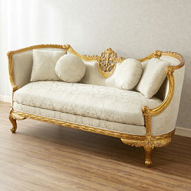 ジャンセン ソファ 幅193cm クッションセット/ JANSEN 輸入家具 クラシック アンティーク スタイル 猫脚