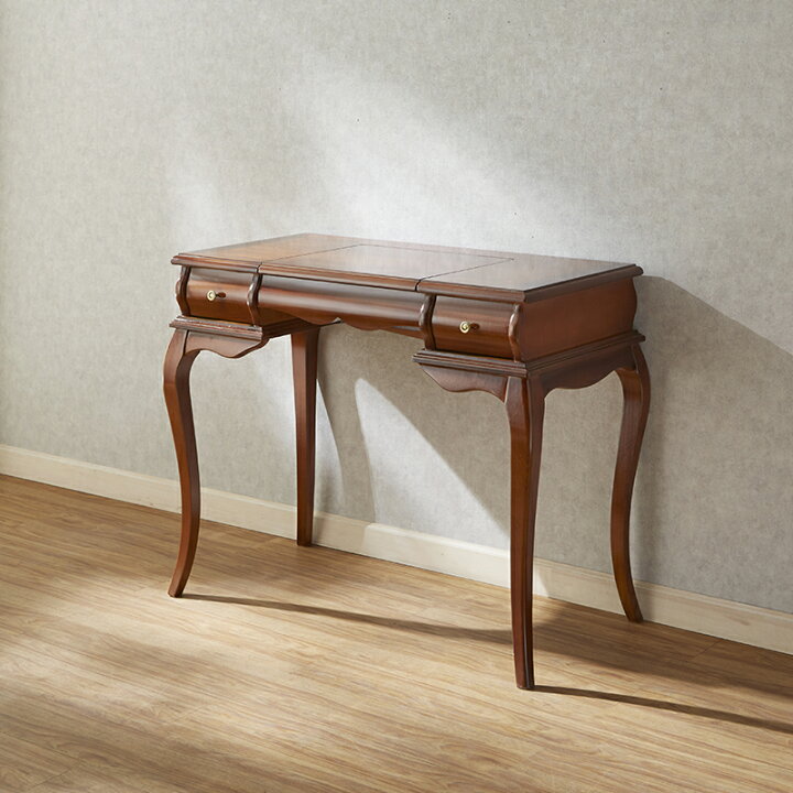 楽天市場】タロッコ ドレッサー ブラウン 幅94cm / 鏡台 ミラー デスク  