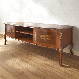 【送料無料】タロッコ 猫脚テレビボード 幅135cm / テレビ台 テレビボード TV イタリア製 アンティーク スタイル クラシック 天然木 猫足 猫脚 タロッコ TAROCCO ヨーロッパ家具 インテリア 小物 ロココ調家具 ヨーロピアン家具