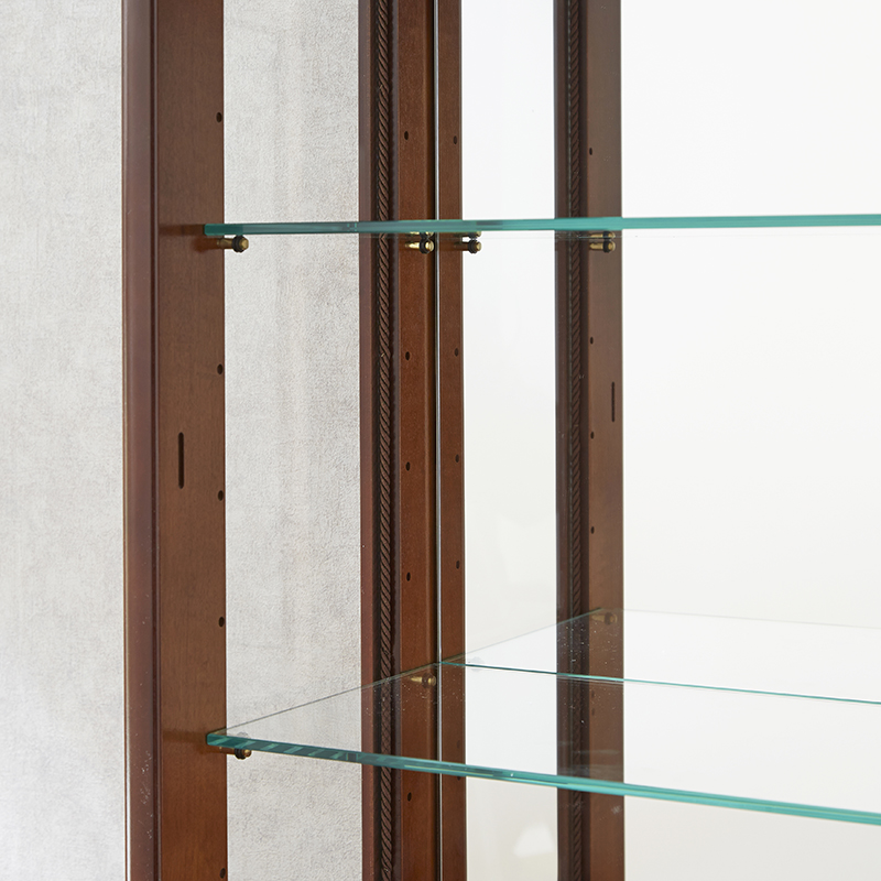 キャビネット　(食器棚　飾り棚) 幅60cm   イタリア アンティーク スタイル クラシック 天然木 猫脚 タロッコ - 14