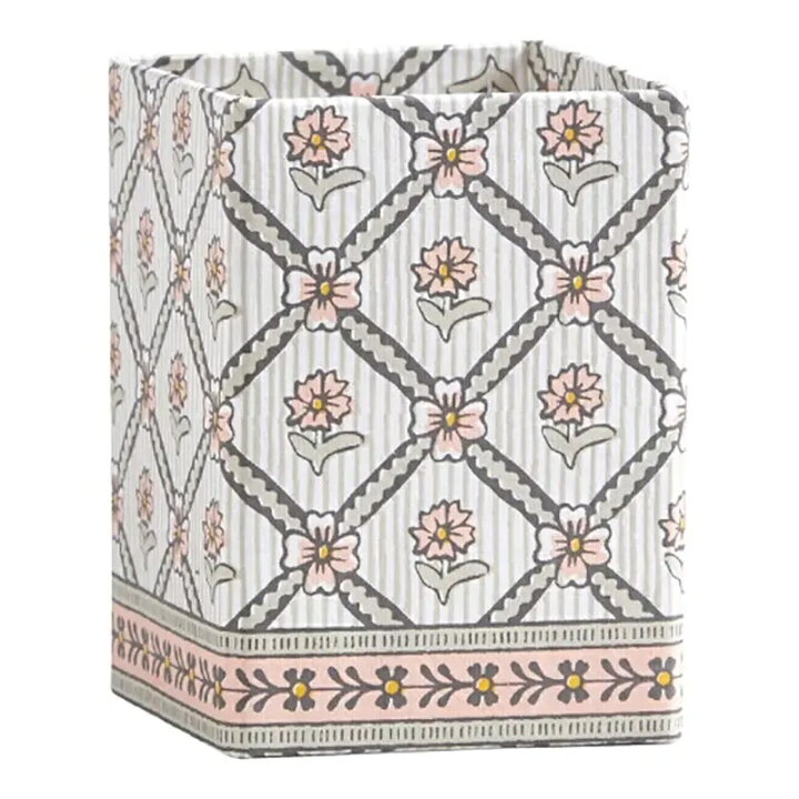 楽天市場 紙製ペンシルホルダー マチルドエム Mathildem 紙製 ペンシルホルダー ペンホルダー ペン立て 筆立て 文房具 花柄 ピンク 姫系 エレガント おしゃれ 可愛い 大人可愛い 輸入家具 メゾン ド マルシェ