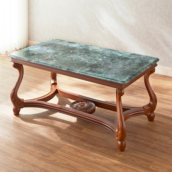 楽天市場】イタリア製 リビングテーブル 長方形 天板大理石 幅108cm  