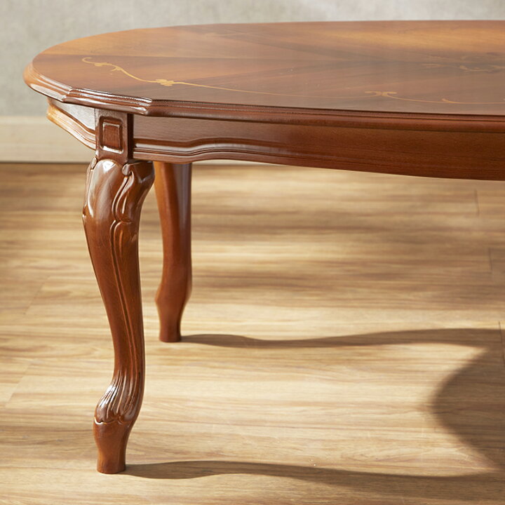 楽天市場】イタリア製 象嵌リビングテーブル 幅118cm / イタリア  