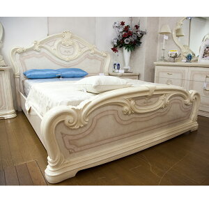 �T���^���b�� �A�}���t�B �N�C�[���x�b�h �A�C�{���[ ��185cm / �x�b�h�t���[�� �p�l�� �Q�� �C�^���A �A���e�B�[�N �N���V�b�N �C�^���A�� �A���Ƌ� ���Ƌ� �P�n �v�����Z�X �z���C�g ���킢