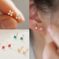 楽天市場】フラワーピアス スワロフスキー（ジュエリー・アクセサリー 