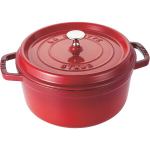 staub �X�g�E�u �u �s�R �R�R�b�g ���E���h �`�F���[ 24cm �v �傫�� ���� ���� �z�[���[ �� �������� IH�Ή� �y�V���A���i���o�[�t�����{���K�̔��i�z La Cocotte Round Z1033-364