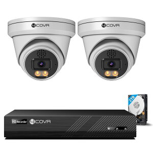 �y4K 800����f�EAI�l�`/�ԗ����m�E�o�����ʘb�E2TB HDD�����z 4COVR �h�ƃJ���� �L�� PoE���d �h�ƃJ�����Z�b�g �h�[���^ 800����f2�� ���O�Ή� 4ch NVR�^��@ ��ԃJ���[�B�e IP67�h���h�o H.265���k 2