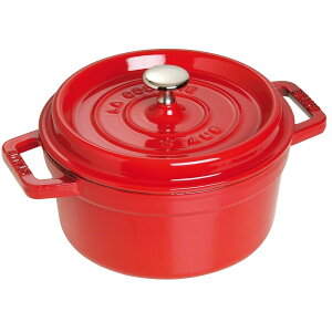 staub �X�g�E�u �u �s�R �R�R�b�g ���E���h �`�F���[ 20cm �v ���� ���� �z�[���[ �� IH�Ή� �y�V���A���i���o�[�t�����{���K�̔��i�z La Cocotte Round 40509-820
