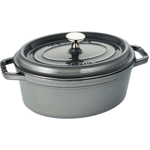 staub �X�g�E�u �u �s�R �R�R�b�g �I�[�o�� �O���[ 23cm �v ���� ���� �z�[���[ �� IH�Ή� �y���{���K�̔��i�z La Cocotte Oval 40500-236