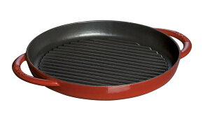 staub �X�g�E�u �u �s���A�O���� ���E���h �`�F���[ 26cm �v �O�����p�� ���� ���� �z�[���[ IH�Ή� �y���{���K�̔��i�z Grill & Frying Pan 40510-309