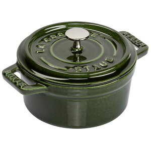 �X�g�E�u(Staub) �u �~�j �s�R �R�R�b�g ���E���h �o�W���O���[�� 10cm �v ������ ���� �z�[���[ �� �y���{���K�̔��i�z La Cocotte Round 40509-804