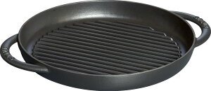 staub �X�g�E�u �u �s���A�O���� ���E���h �u���b�N 26cm �v �O�����p�� ���� ���� �z�[���[ IH�Ή� �y���{���K�̔��i�z Grill & Frying Pan 40509-377