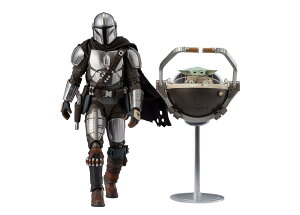 TAMASHII NATIONS S.H.�t�B�M���A�[�c �X�^�[�E�E�H�[�Y�^�}���_�����A���E�A���h�E�O���[�O�[ �}���_�����A�����O���[�O�[�iSTAR WARS: The Mandalorian and Grogu�j ��150mm PVC&ABS&�z�� �h��