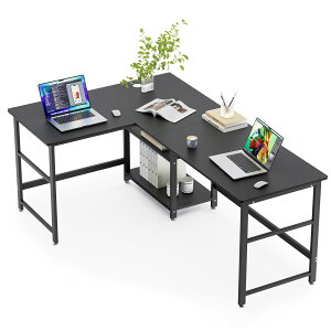 DEWEL l���f�X�N �R�[�i�[�f�X�N �Q�[�~���O�f�X�N ���s60cm ��180+120cm �I�t�� L�� ���E���� �� �p�\�R���f�X�N �Q�[�~���O�� l���^�f�X�N ��� �ؐ� �g�ݗ��ĊȒP �ȃX�y�[�X �I�������߉\ 