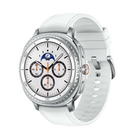 Samsung Galaxy Watch8 Classic|ホワイト|スマートウォッチ 本体 端末|Samsung純正 国内正規品|2025年発売|Felica対応|5ATM+IP68|Bluetooth v5.3|Dual GPS搭載|通話機能|最大30