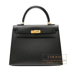 �G�����X�@�P���[25/�O�D���@�u���b�N�@���H�[�G�v�\���@�S�[���h����@HERMES�@Kelly bag 25�@Sellier�@Black�@Epsom leather�@Gold hardware