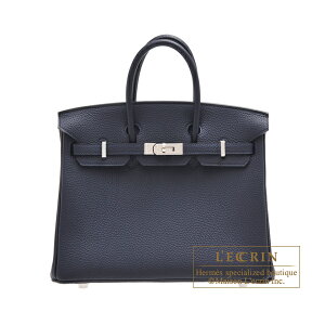 エルメス バーキン25 ブルーニュイ トゴ シルバー金具 HERMES Birkin bag 25 Blue nuit Togo leather Silver hardware