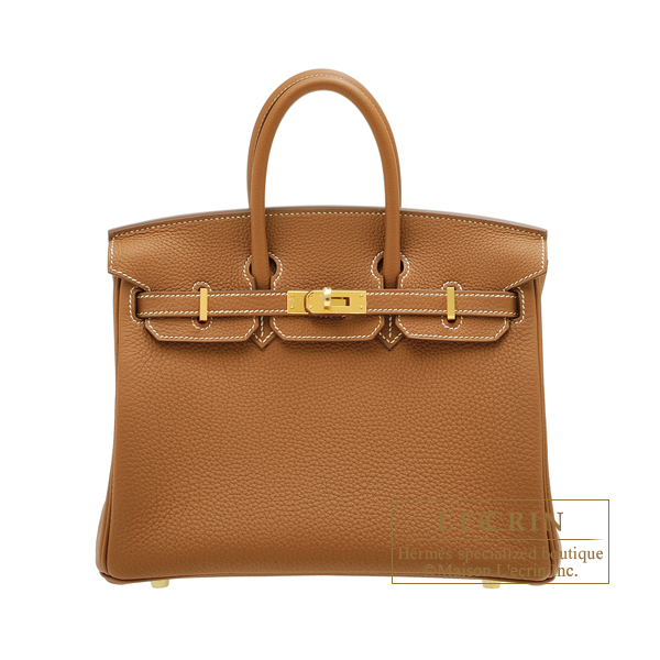 エルメス　バーキン25　ゴールド　トゴ　ゴールド金具　HERMES　Birkin bag 25　Gold　Togo leather　Gold  hardware | 西麻布レクラン
