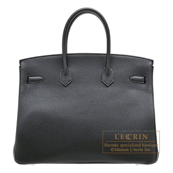 楽天市場】エルメス バーキン35 ブラック トゴ シルバー金具 HERMES
