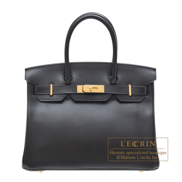 62％以上節約 HERMES やっぱり黒が好き エルメス バーキン30 新品 送料無料 ブラック タデラクト ゴールド金具 bag Gold leather Birkin Tadelakt 30 hardware 海外 Black