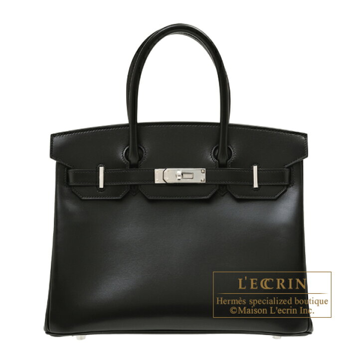 【35％OFF】 エルメス HERMES バーキン30 黒 バッグ トートバッグ ブラック ボックスカーフ