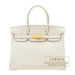 �G�����X�@�o�[�L��30�@�N���@�g�S�@�S�[���h����@HERMES�@Birkin bag 30�@Craie�@Togo leather�@Gold hardware