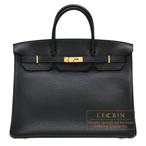 GX@o[L40@ubN@gS@S[h@HERMES@Birkin bag 40@Black@Togo leather@Gold hardware