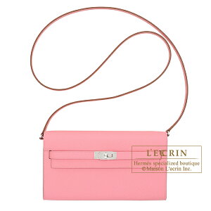 エルメス ケリーロング トゥーゴー ローズコンフェッティ ヴォーエプソン シルバー金具 HERMES Kelly Long To Go Rose confetti Epsom leather Silver hardware