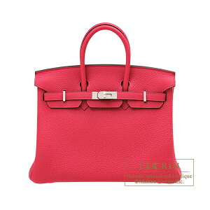 �G�����X�@�o�[�L��25�@���[�Y���L�V�R�@�g�S�@�V���o�[����@HERMES�@Birkin bag 25�@Rose mexico�@Togo leather�@Silver hardware