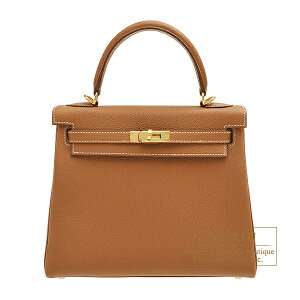 �G�����X�@�P���[25/���D���@�S�[���h�@�g�S�@�S�[���h����@HERMES�@Kelly bag 25�@Retourne�@Gold�@Togo leather�@Gold hardware