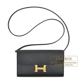 エルメス　コンスタンスロング　トゥーゴー　ブラック　ヴォーエプソン　ゴールド金具　HERMES　Constance Long To Go　Black　Epsom leather　Gold hardware