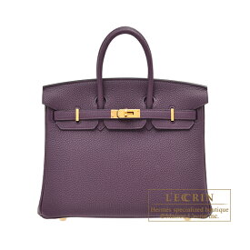 エルメス　バーキン25　カシス　トゴ　ゴールド金具　HERMES　Birkin bag 25　Cassis　Togo leather　Gold hardware