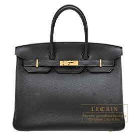 エルメス　バーキン35　ブラック　トゴ　ゴールド金具　HERMES　Birkin bag 35　Black　Togo leather　Gold hardware