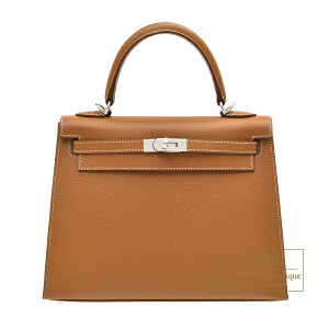 �G�����X�@�P���[25/�O�D���@�S�[���h�@���H�[�G�v�\���@�V���o�[����@HERMES�@Kelly bag 25�@Sellier�@Gold�@Epsom leather�@Silver hardware
