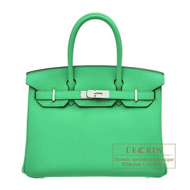 エルメス　バーキン30　ヴェールコミック　トゴ　シルバー金具　HERMES　Birkin bag 30　Vert comics　Togo leather　Silver hardware