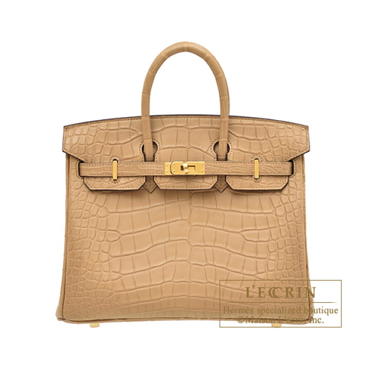 楽天市場】エルメス バーキン25 チャイ クロコダイル アリゲーター  