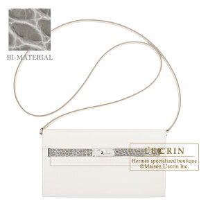 GX@P[O@gD[S[^b`@Oy[/OV}@H[Gv\/NR_C AQ[^[@Vo[HERMES@Kelly Long To Go Touch@Gris pale/Gris ciment@Epsom leather/Alligat