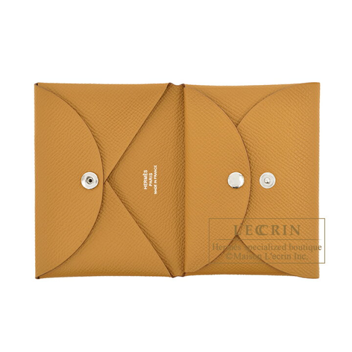 楽天市場】エルメス カルヴィ デュオ セサミ ヴォーエプソン シルバー  