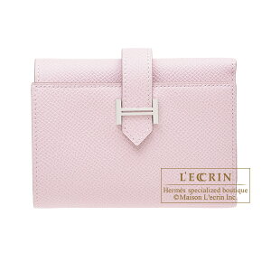 GX@xARrl@[y[@H[Gv\@Vo[@HERMES@Bearn Conbine@Mauve pale@Epsom leather@Silver hardware